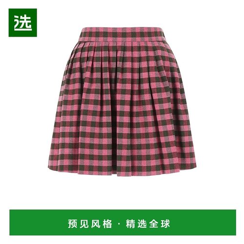 KENZO 女士半身裙 FC62JU1869RF31百褶裙a字裙