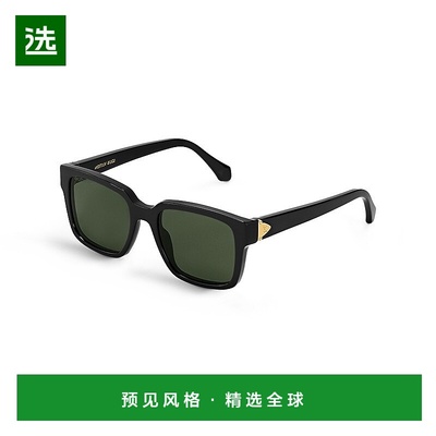 欧洲直邮LV/路易威登24新款 男女通用黑色醋酸镜片绿色镜片方墨镜