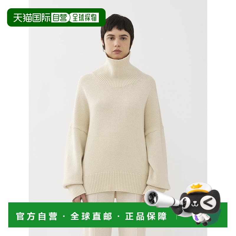 香港直邮Chloe 羊绒高领毛衣 C23SMP09500