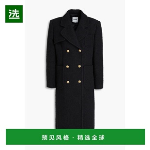 1h可退 香港直邮Sandro 女士 双排扣毛圈花呢大衣 SFPOU00644COMP