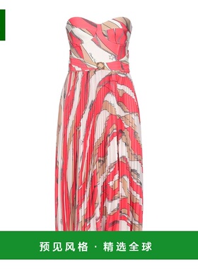 1h可退 香港直邮Elisabetta Franchi 女士 中长连衣裙 red红色 舒