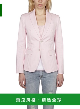 1h可退 香港直邮Dsquared2 二次方 女士 双纽扣弹力棉质夹克 JBN0