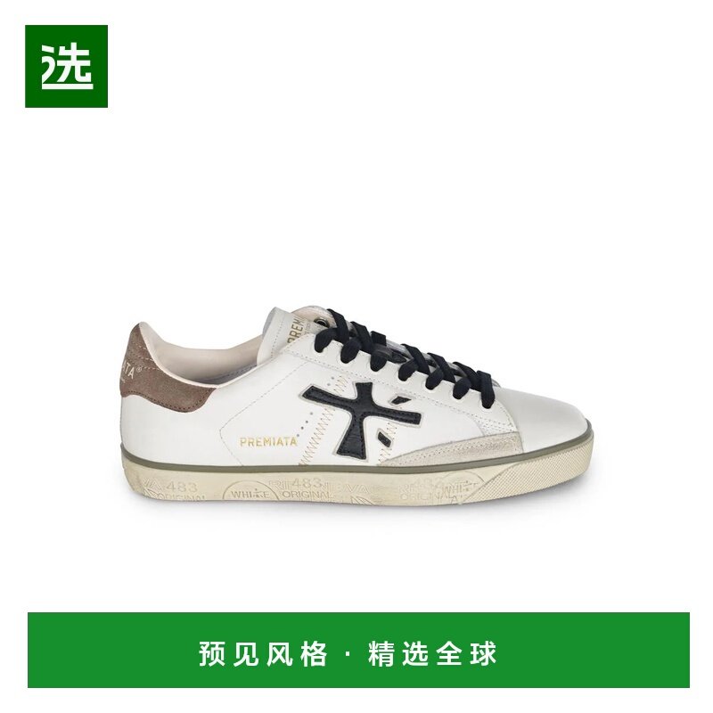 香港直邮PREMIATA 男士运动鞋 STEVEN7630 CO 白色 系带低帮运动,流行男鞋,时尚休闲鞋,淘宝优惠券,粉丝福利购,淘宝优惠卷