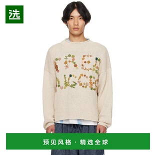 1h可退 香港直邮story mfg 男士 米色 Twinsun Rollneck 针织衫 S