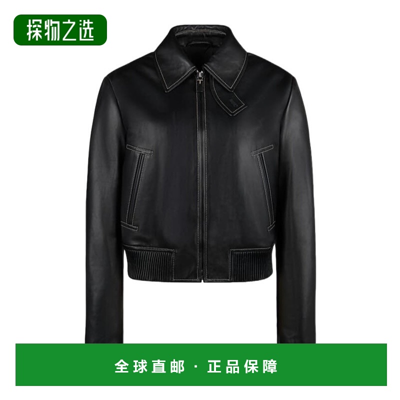 香港直邮Tod's 短款皮革飞行员夹克 X1W11511030WWO