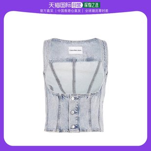 无袖 香港直邮Calvin Jeans J20J221286 Klein 吊带