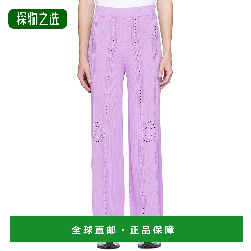 香港直邮Marine Serre 松紧腰休闲裤 P039SS23X