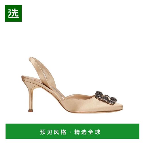 香港直邮Manolo Blahnik 徽标尖头高跟鞋 73I-0C4004