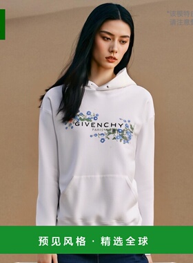 香港直邮Givenchy 花卉印花连帽衫 BW70643Z39纪梵希卫衣