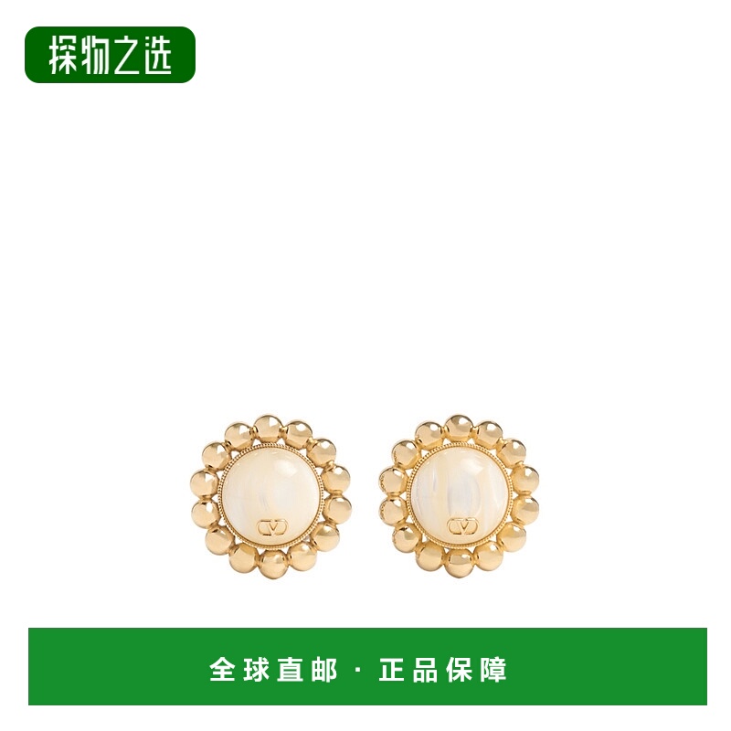 香港直邮Valentino 徽标耳环 WJ0Y18DHC华伦天奴