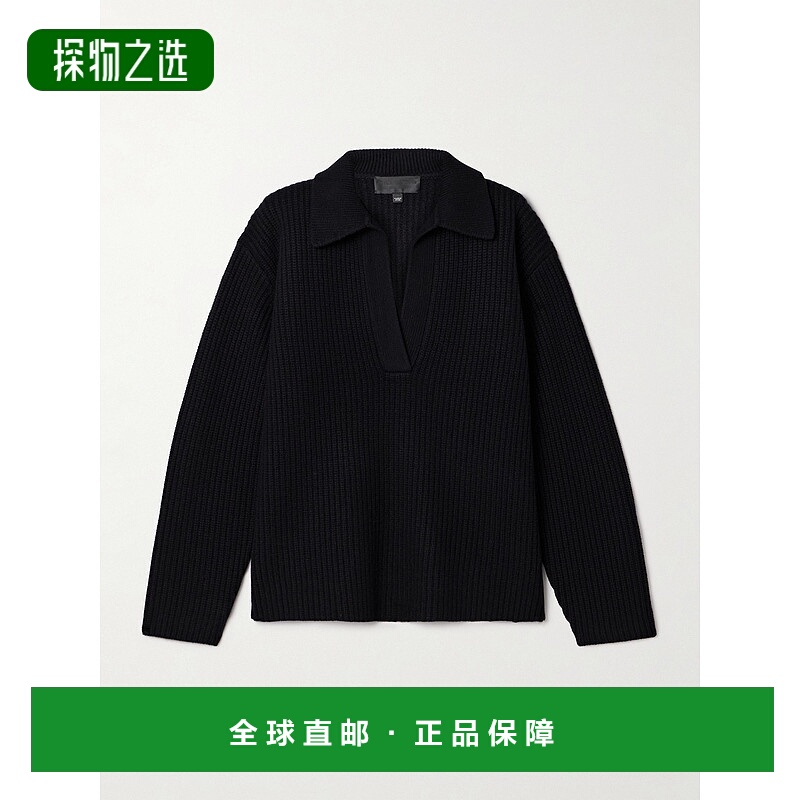 香港直邮NILI LOTAN 女士 Tova 罗纹羊绒毛衣 81140Y001DKN