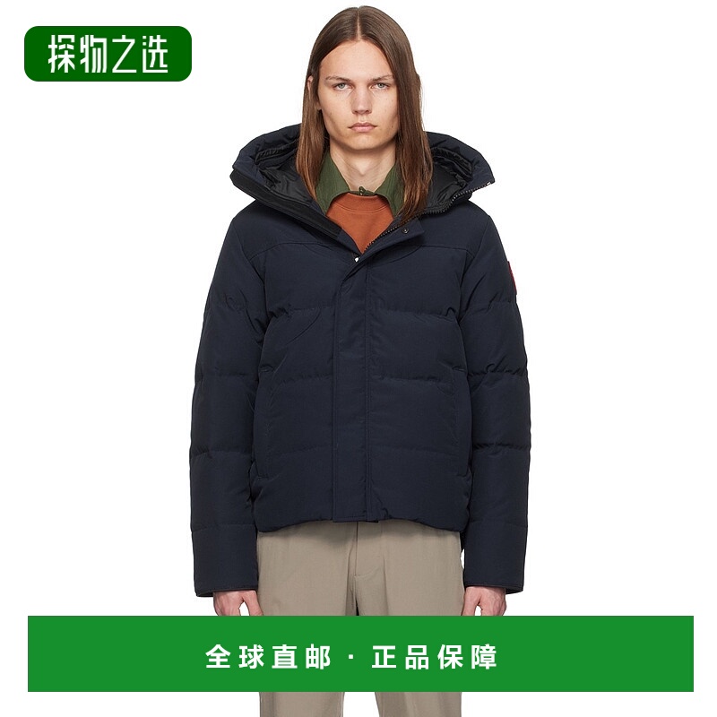1h可退 香港直邮Canada Goose 加拿大鹅 男士 海军蓝 MacMillan