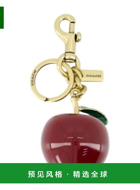 香港直邮COACH 女士项链 CY399B4L38 SS2026 红色 Apple Charm