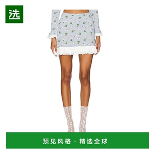 1h可退 香港直邮for love lemons 女士 Amalia 针织迷你半身裙 KF