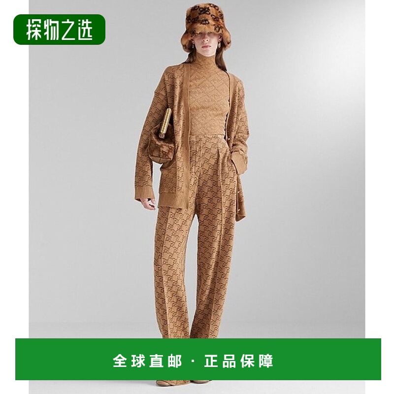 香港直邮Fendi FF图案套衫 FZX749AGIR长袖开衫高领