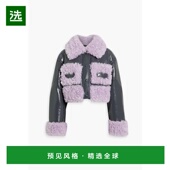 美国直邮 人造毛皮夹克 STAND 1h可退 STUDIO Fleur短款 女装 时