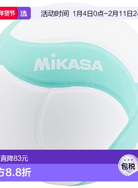 【日本直邮】【】MIKASA 排球 Smile Lesson Volley 4号 210g 白/