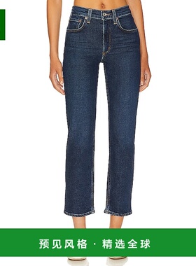 1h可退 香港直邮AGOLDE 女士 Kye 中腰短款牛仔裤直筒裤 A9100C30