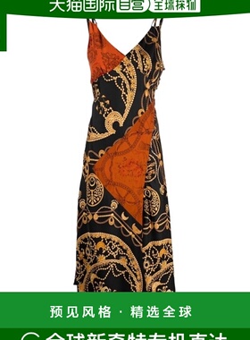 香港直邮Marine Serre 吊带连衣裙 D183SS23WUWOVSE00100真丝