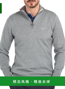 1h可退 【美国直邮】Barbour Cotton Half Zip 男士针织衫 100 纯
