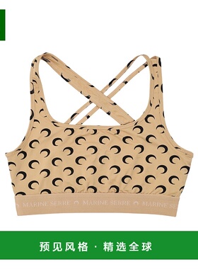 香港直邮Marine Serre logo印花运动性感吊带背心 WUW055CJER0001