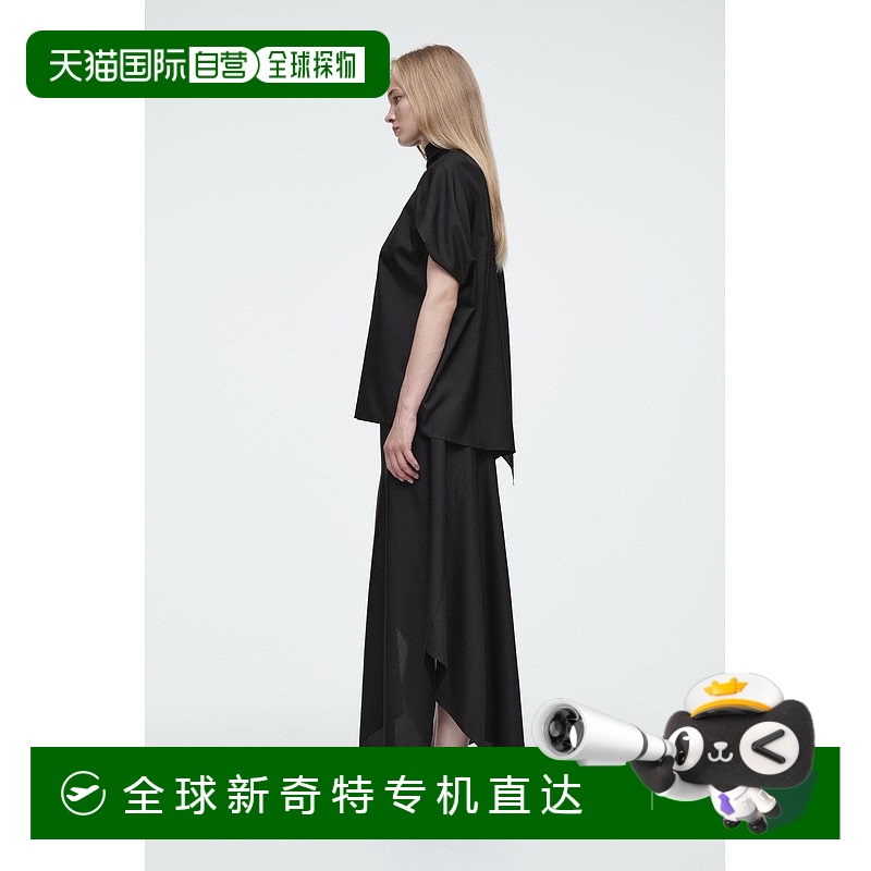 欧洲直邮COS 女士淡紫色皮革平底鞋新款
