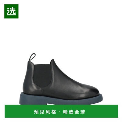 1h可退 香港直邮marsell 男士 脚踝靴 black黑色 舒适时尚