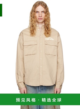 1h可退 香港直邮Dsquared2 二次方 男士 米色 Icon Dropped Shoul