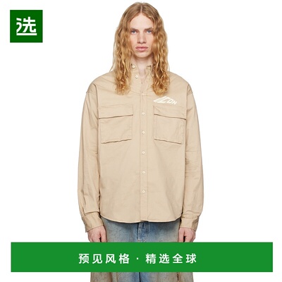 1h可退 香港直邮Dsquared2 二次方 男士 米色 Icon Dropped Shoul