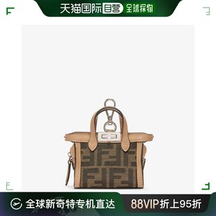 芬迪 欧洲直邮FENDI Nano棕色 面料吊 ISeeU Peekaboo Forty8