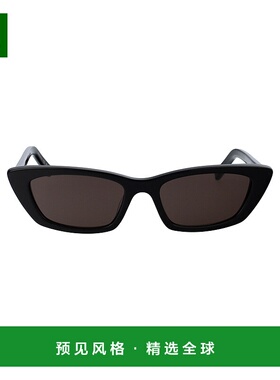 1h可退 香港直邮Saint Laurent 圣罗兰 女士 全黑黑色醋纤太阳眼