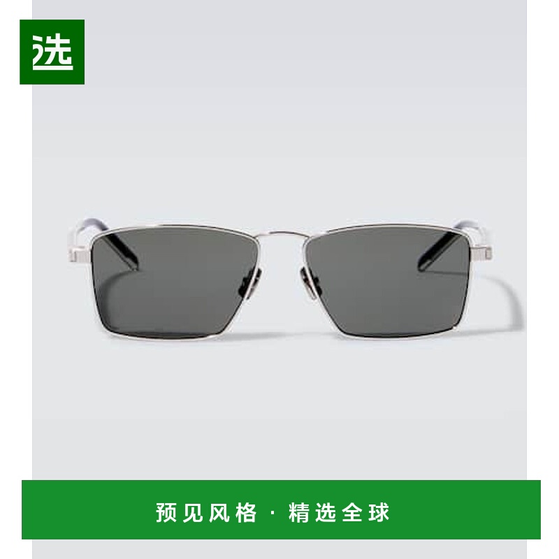 1h可退 香港直邮Saint Laurent 圣罗兰 男士 SL 700 矩形太阳眼镜
