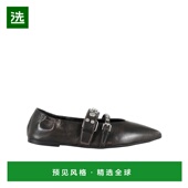 女士芭蕾乐福鞋 BRITNEY05BLACK AW2025 香港直邮ASH 黑色 尖头芭