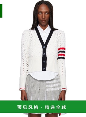 1h可退 香港直邮Thom Browne 汤姆·布朗 女士 白色 Cable Pointe