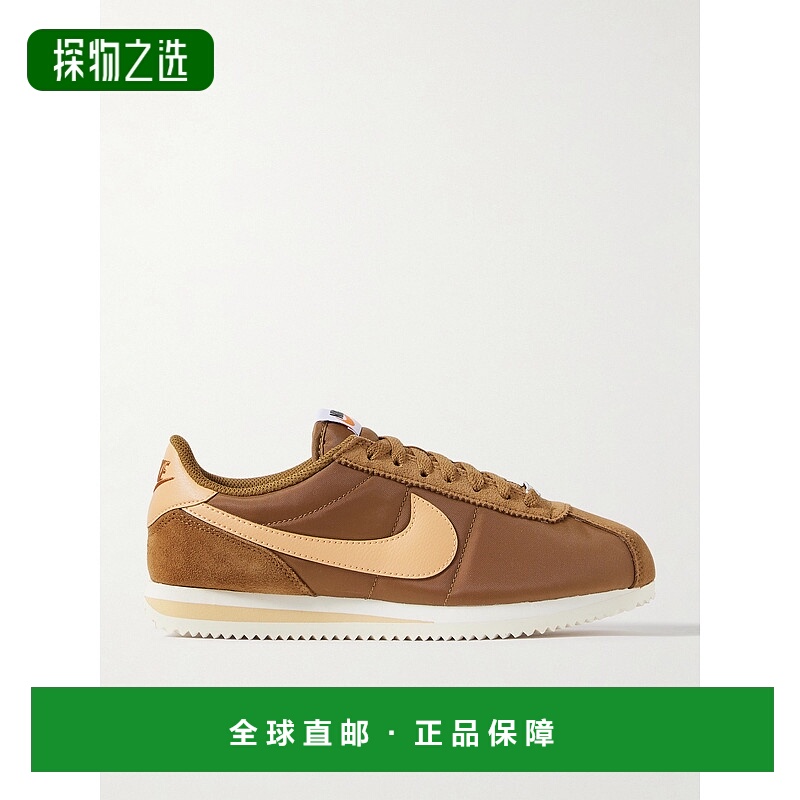 香港直邮Nike 耐克 女士 Cortez shell 绒面革皮革边运动鞋 DZ279