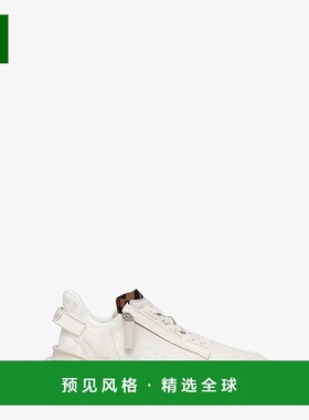 1h可退 欧洲直邮Fendi芬迪Frist女士运动鞋独到设计白色牛皮革系