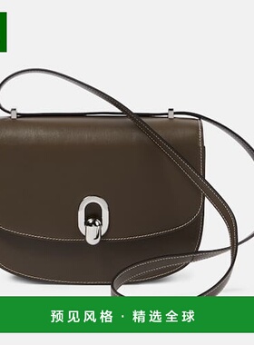 1h可退 香港直邮SAVETTE 女士 Tondo 22 皮革肩包 green绿色 舒适