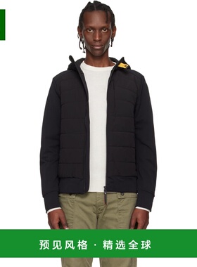 1h可退 香港直邮Parajumpers 男士 黑色 Manfred Hybrid 夹克 25W