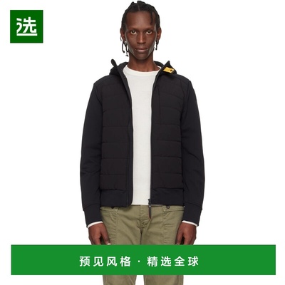 1h可退 香港直邮Parajumpers 男士 黑色 Manfred Hybrid 夹克 25W