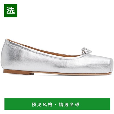 1h可退 【美国直邮】Aeyde|银色 Gabriella 芭蕾平底鞋正品品牌休