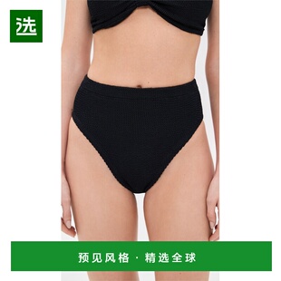 1h可退 香港直邮HUNZA G 女士 高腰比基尼下装 black黑色 舒适时