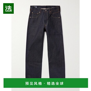 香港直邮Visvim 维斯维木 男士 Social Sculpture 01 直筒滚边牛