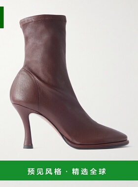 1h可退 香港直邮NEOUS 女士 Lea 皮质短靴 00230NS23DarkChoc