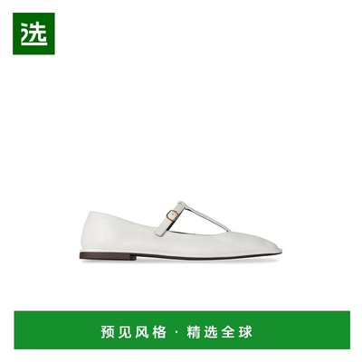 1h可退 香港直邮The Row 女士 方形T型带平底鞋 F1599SL3单鞋