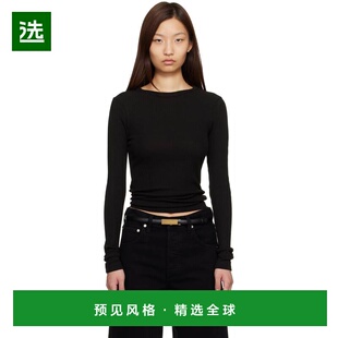 1h可退 香港直邮Citizens Of Humanity 女士 黑色 Bina Crewneck