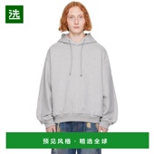 242 美国直邮 1h可退 连帽衫 juun Essential 卫衣 灰色 男装