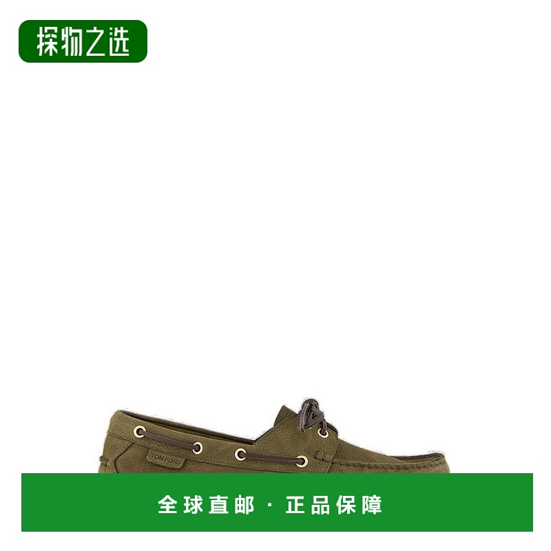 香港直邮Tom Ford 汤姆·福特 男士 圓頭繫帶船鞋 J1467LCL251P