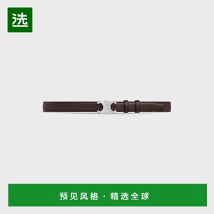 欧洲直邮celine思琳TRIOMPHE中号牛皮革2.5厘米宽腰带