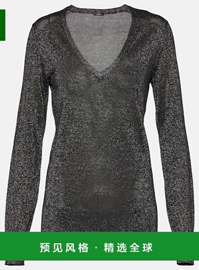 1h可退 香港直邮JOSEPH 约瑟夫 女士 Lurex® 毛衣 black黑色 舒适