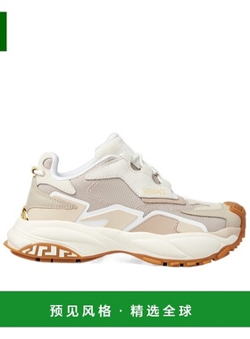 香港直邮Versace 系带运动鞋 10163181A14022范思哲牛皮厚底